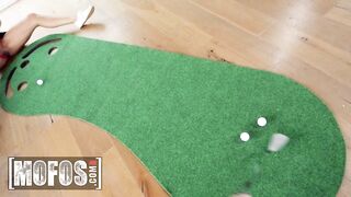 Sexy - Aila Donovan And Zac Wild Decide To Have Some Fun Together After Some Golf And They Fuck Wildly On The Floor