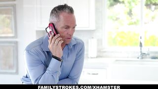 Family Strokes - Caught By Step Mom Covered In Stepdad's Cum