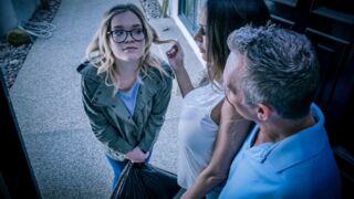 Sexy - Thief Stepdaughter Katie Kush Gets Her Teen Pussy Disciplined By Stepdad And Stepmom