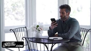 Tiny Babe Haley Spades Takes Her Stepdaddy’s Huge Cock
