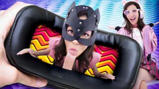 Erosphere Escapades: Stepsiblings Explore Their Kinky Side in VR and Can't Wait to Fuck in Real Life