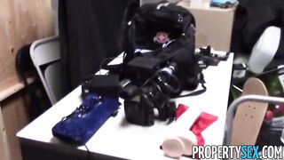 Sexy - Office rental blackmail sex with mofos realtor