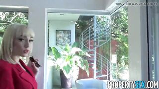 Sexy - Sex in red blazer fornicates in mansion