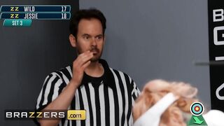 Hot - BRAZZERS Professional Athletes Sarah Jessie Getting Her Pussy Pounded During The Game