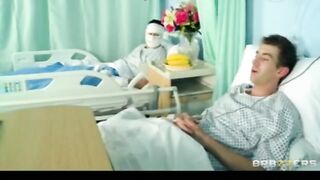 Brazzers black nurse sucks & fucks sex addict DannyD's big-dick in hospital