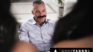 PURE TABOO Asian Stepsisters Lulu Chu & Kimmy Kimm Fulfill Their Stepdad's Doppelganger Fantasy