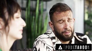 PURE TABOO Busty Stepmom Lexi Luna Teaches Virgin Stepson To Fuck With Husband's Permission