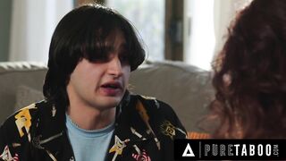 PURE TABOO Outraged Teen Is Disturbed By His Naive Stepmom Syren De Mer's Sudden Bimbofication