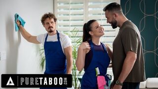 PURE TABOO House Cleaner Alison Rey Flirts With Rich Customer Will Pounder In Front Of Her Husband