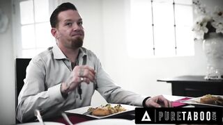 PURE TABOO Femdom MILF Kenzie Taylor Fucks Ex-Convict To Protect Her Stepdaughter