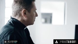 PURE TABOO Innocent Church Girl Tries Anal For The First Time With Perverted Priest