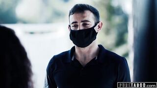 PURE TABOO Cheating Scarlit Scandal Lets the Delivery Guy In During Pandemic