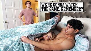 Naughty Step Sister Maria Anjel Loves Riding Her Step Brothers' Fat Cocks - Hot