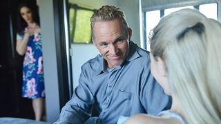 Hot Step Daughter Jane Wilde Rides Step Dad's Fat Prick In Front Of Step Mommy - Hot
