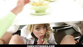 Hot - Daddy fucks step daughter every time mommy leaves