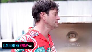 Labor Day BBQ Party Turns Into A Step-Daughter Foursome Orgy Blast - Swap