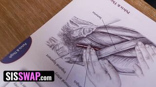 SisSwap - Hot Blondes Receive Interactive Lesson About The Wonders Between a Woman's Legs