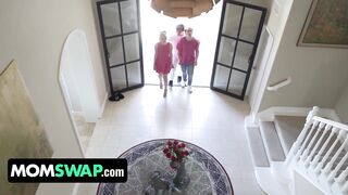 Mom Swap - Hot Milf And Stepson Having Foursome Orgy With Their Spiritual Healer