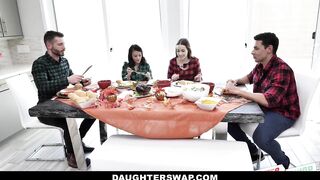 Cute Asian Teen Fucks Her Best Friends Dad On Thanksgiving