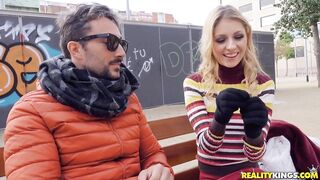 Rebecca Volpetti Vs A Huge Cock