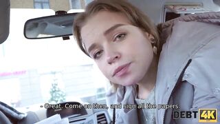 Debt. Twenty- barmaid pussy-fucked by the debt collector