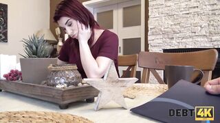 Debt. Poor Jessica Red has the only chance to earn enough money
