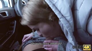 Debt. The girl has a loan, why do you ask a stranger to cover you for sex?