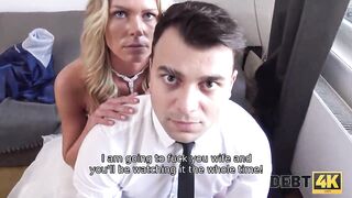 Debt. Loan manager gives bride a chance of getting rid of her debt