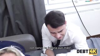 Debt. Hottie In White Wedding Dress Satisfies Stranger For $ 5000