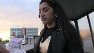 PublicSex Amateur Asian anal sex outside on the car