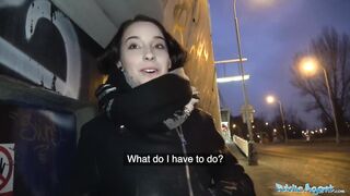 Public Sex Hot Czech car fuck after public blowjob makes agents cock hard