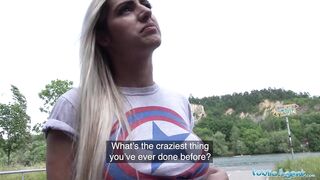 Public Sex Hot Brazilian twerker Mia Linz fucked outdoors