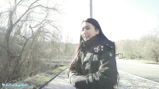 Public Sex Asian Alina Crystall fucked in abandoned building