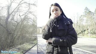 Public Sex Asian babe Alina Crystall Fucks Stranger for Cash