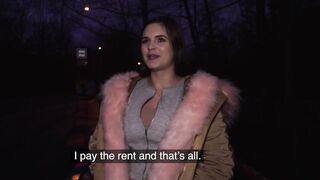 Public Sex Curvy Natural Body Student with Big Natural Boobs Outdoor Fucking