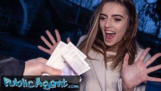 Public Sex French Babe Alba Lala Shows Off Her Small Tits on the Street