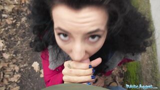 Public Sex Teen gets fucked after loosing at rock paper scissors