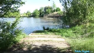 Public Sex - Georgie Lyall get naked and has sex outdoors in public place