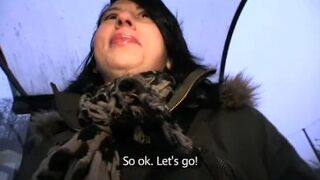 PublicSex Jana fucks me in the car for money