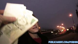 PublicSex Big cock fucking through a hole in her nylon pantyhoes