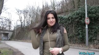Public Sex - Outdoor Orgasms as brunette babe cums over and over on big dick