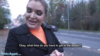 Public Sex Alexxa Vice’s Big Tits and Tight Leather Trousers