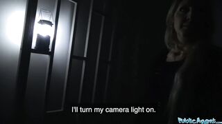 Public Sex Perfect boobs get covered in jizz