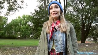 Public Sex Lost dog leads to hot outdoors sex