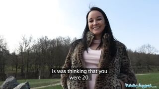 Public Sex Brazilian brunette rides cock on the backseat