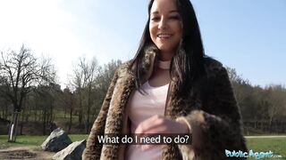 Public Sex Brazilian brunette rides cock on the backseat