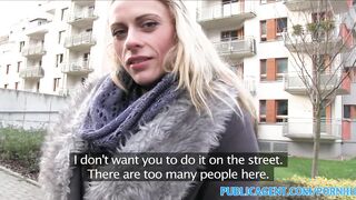 PublicSex Cold big cock but a warm wet pussy