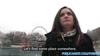 PublicSex Beautiful brunette has sex for cash