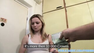 PublicSex Lonely and sucking cock for rent money