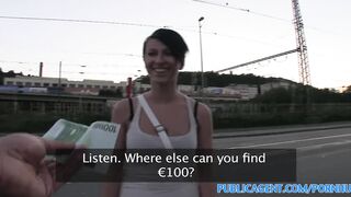 PublicSex Big boob brunette fucked outside in public